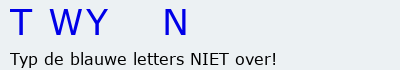 Bevestigingscode