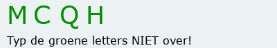 Bevestigingscode