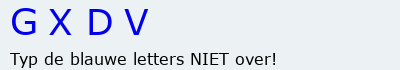Bevestigingscode