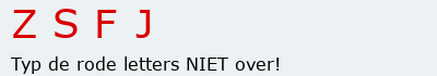 Bevestigingscode