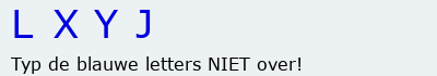 Bevestigingscode