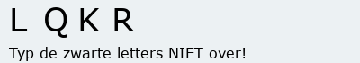 Bevestigingscode