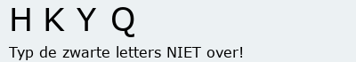 Bevestigingscode