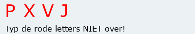 Bevestigingscode