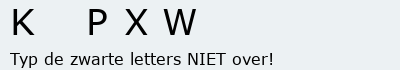 Bevestigingscode