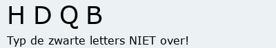 Bevestigingscode