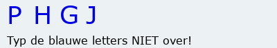 Bevestigingscode