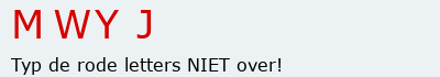 Bevestigingscode