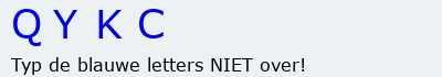 Bevestigingscode