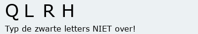 Bevestigingscode