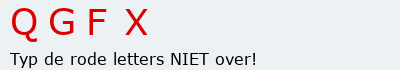 Bevestigingscode