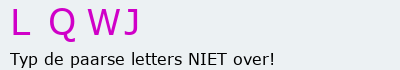 Bevestigingscode