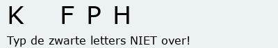 Bevestigingscode