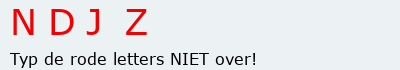 Bevestigingscode