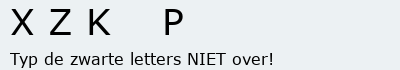 Bevestigingscode