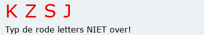 Bevestigingscode