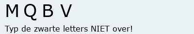 Bevestigingscode