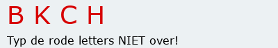 Bevestigingscode