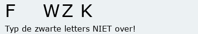 Bevestigingscode