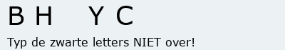 Bevestigingscode