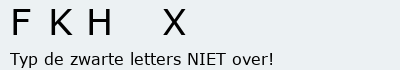 Bevestigingscode