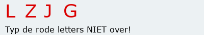 Bevestigingscode