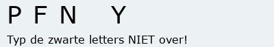 Bevestigingscode