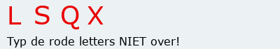 Bevestigingscode
