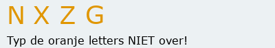 Bevestigingscode