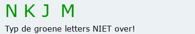 Bevestigingscode