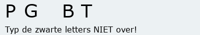 Bevestigingscode