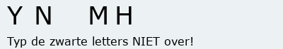 Bevestigingscode