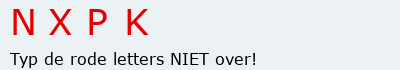 Bevestigingscode