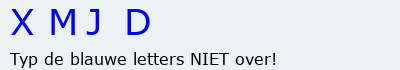Bevestigingscode