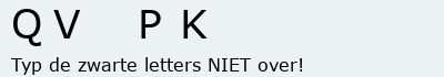 Bevestigingscode
