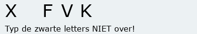 Bevestigingscode