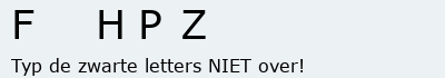 Bevestigingscode