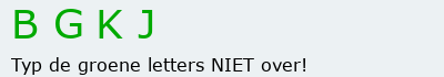 Bevestigingscode