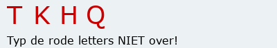 Bevestigingscode
