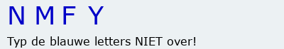 Bevestigingscode