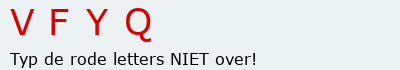 Bevestigingscode