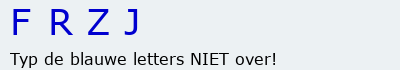 Bevestigingscode