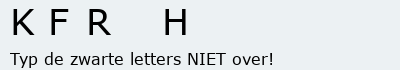 Bevestigingscode