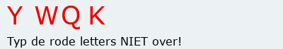 Bevestigingscode