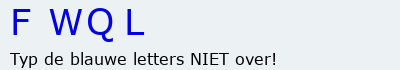 Bevestigingscode