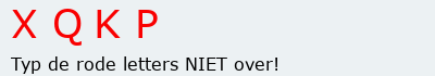 Bevestigingscode