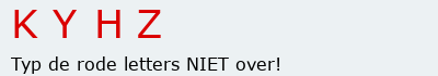 Bevestigingscode
