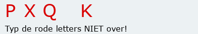 Bevestigingscode