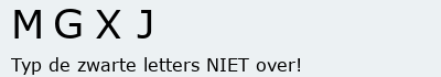 Bevestigingscode