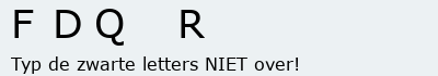 Bevestigingscode